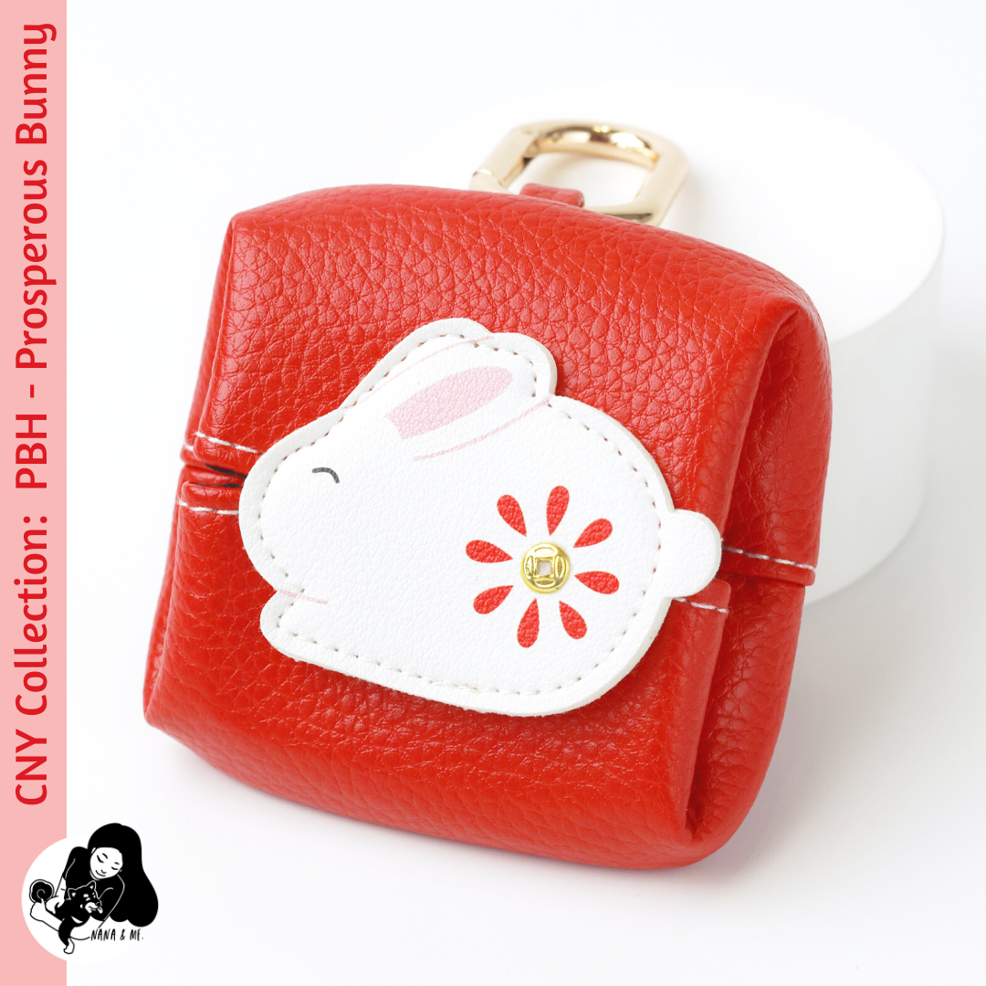 Poop Bag Holder - Prosperous Bunny 财运兔兔 – Nana & Me.